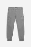 PANTALONE CARGO BASIC GRIGIO MEDIO - Sonnybono