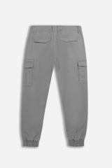 PANTALONE CARGO BASIC GRIGIO MEDIO