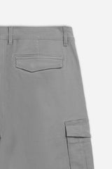 PANTALONE CARGO BASIC GRIGIO MEDIO