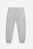 PANTALONE CARGO BASIC GRIGIO CHIARO - Sonnybono