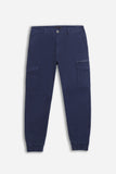 PANTALONE CARGO BASIC INDACO - Sonnybono