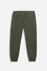 PANTALONE CARGO BASIC VERDE MILITARE