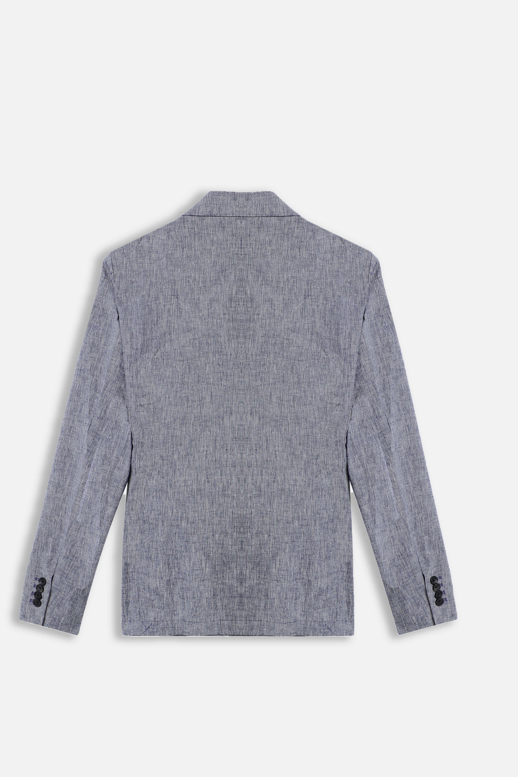 GIACCA IN MISTO LINO BLEU