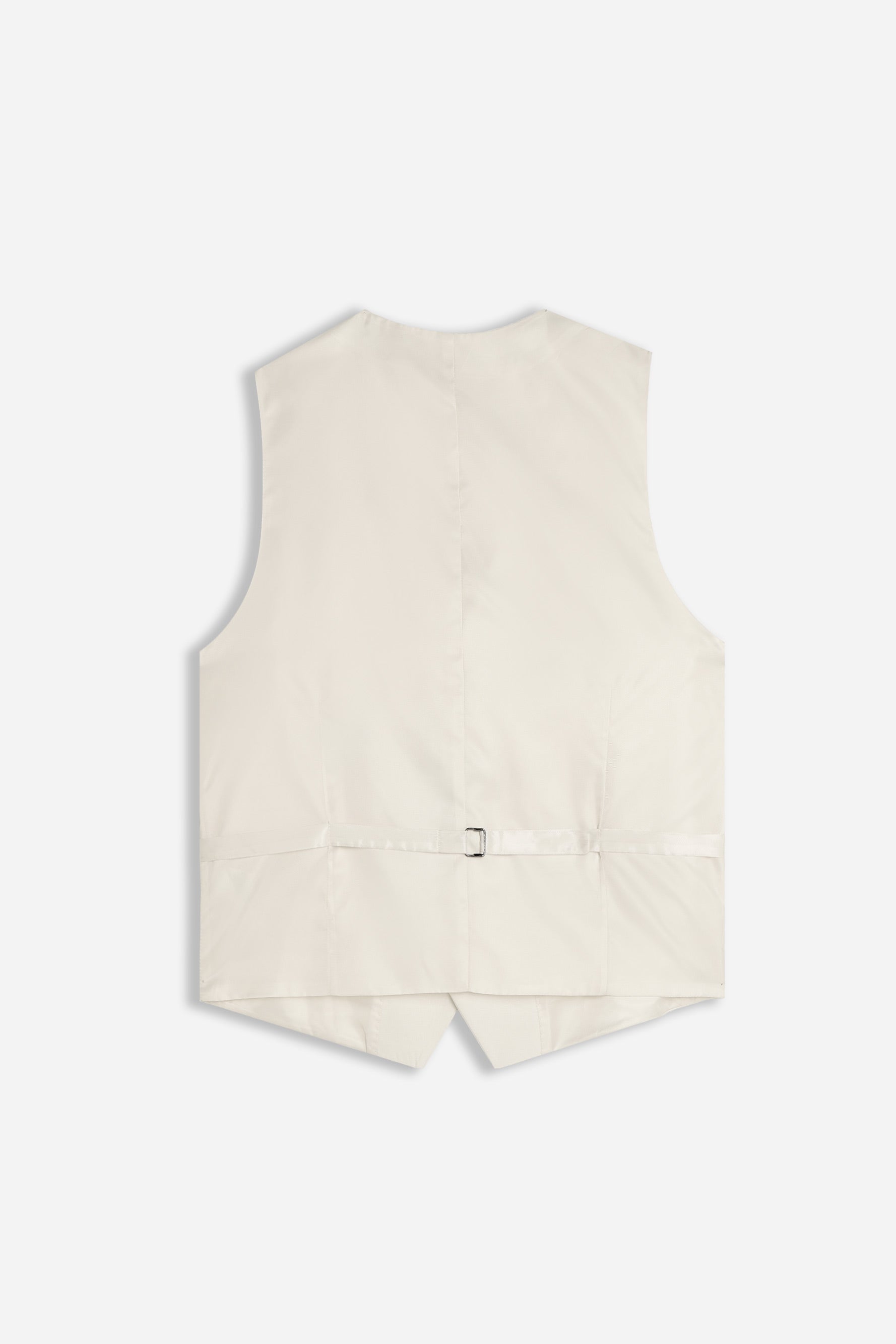 GILET IN MISTO LINO BIANCO