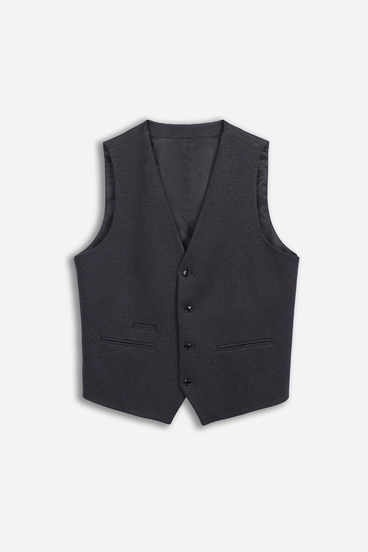 GILET IN PUNTO MILANO F ANTRACITE
