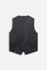 GILET IN PUNTO MILANO F ANTRACITE