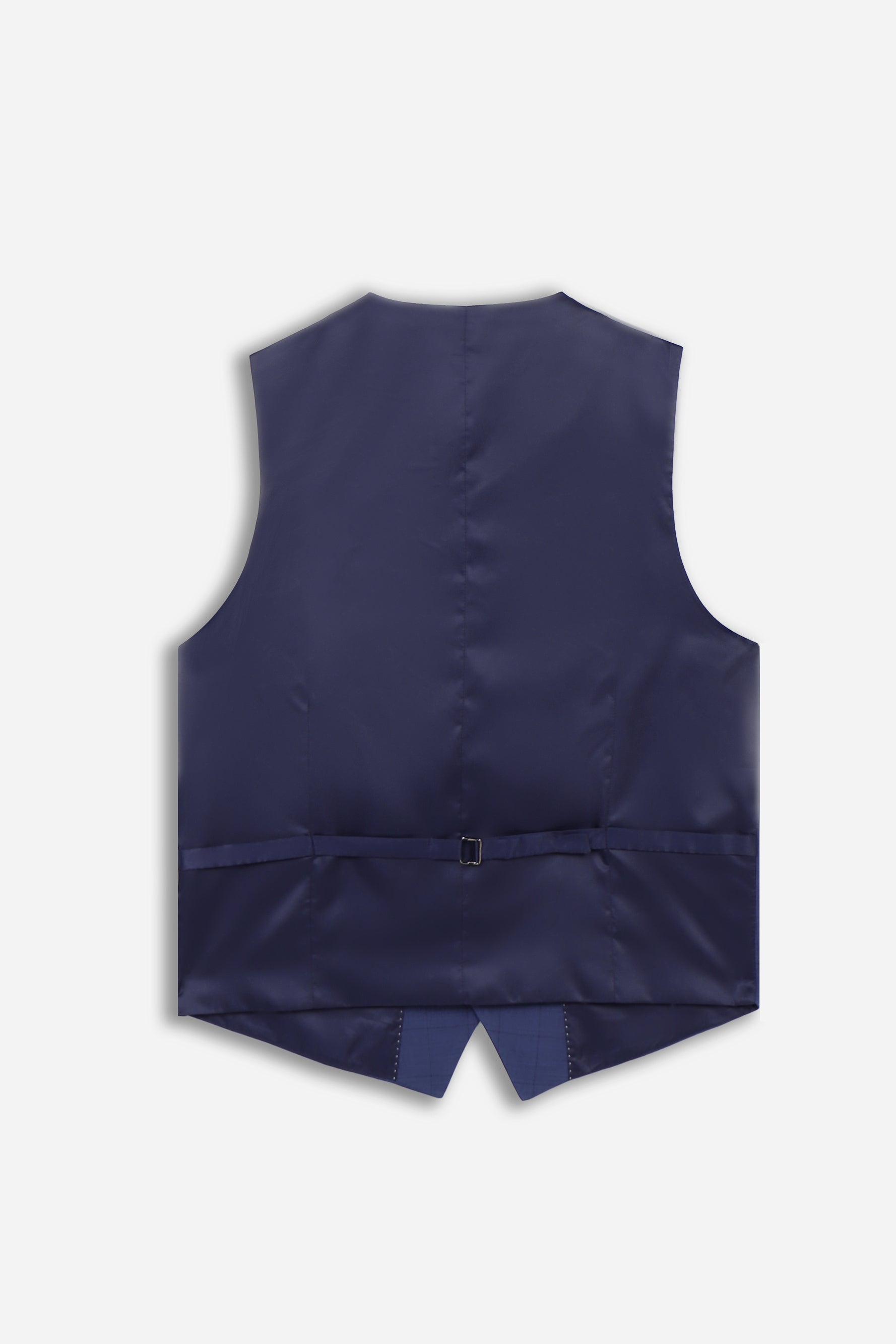 GILET FANTASIA QUADRI BLUETTE