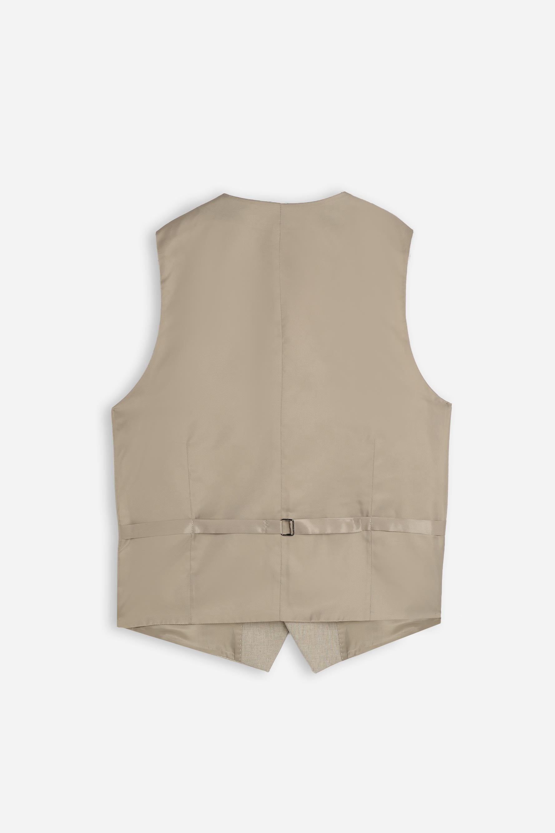 GILET IN PUNTO MILANO BEIGE