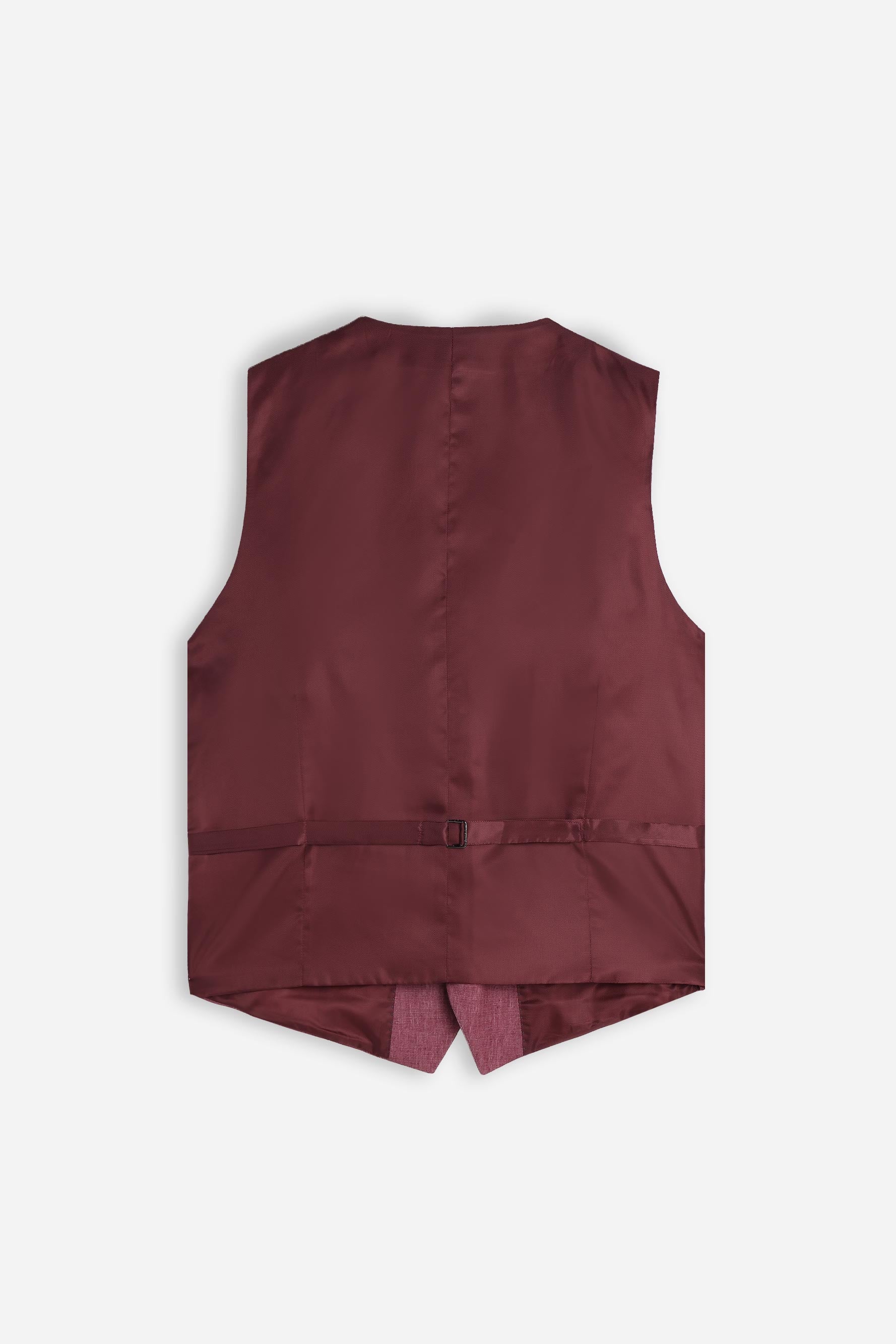 GILET IN PUNTO MILANO ROSSO