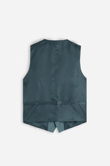 GILET IN PUNTO MILANO VERDE