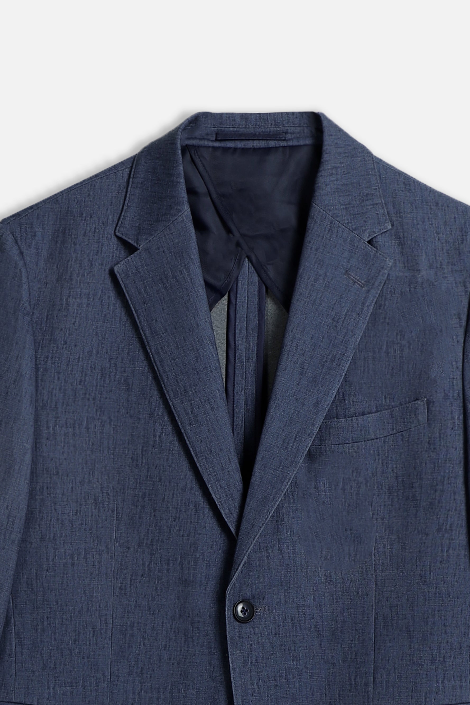 GIACCA SLIM FIT IN PUNTO MILANO BLEU