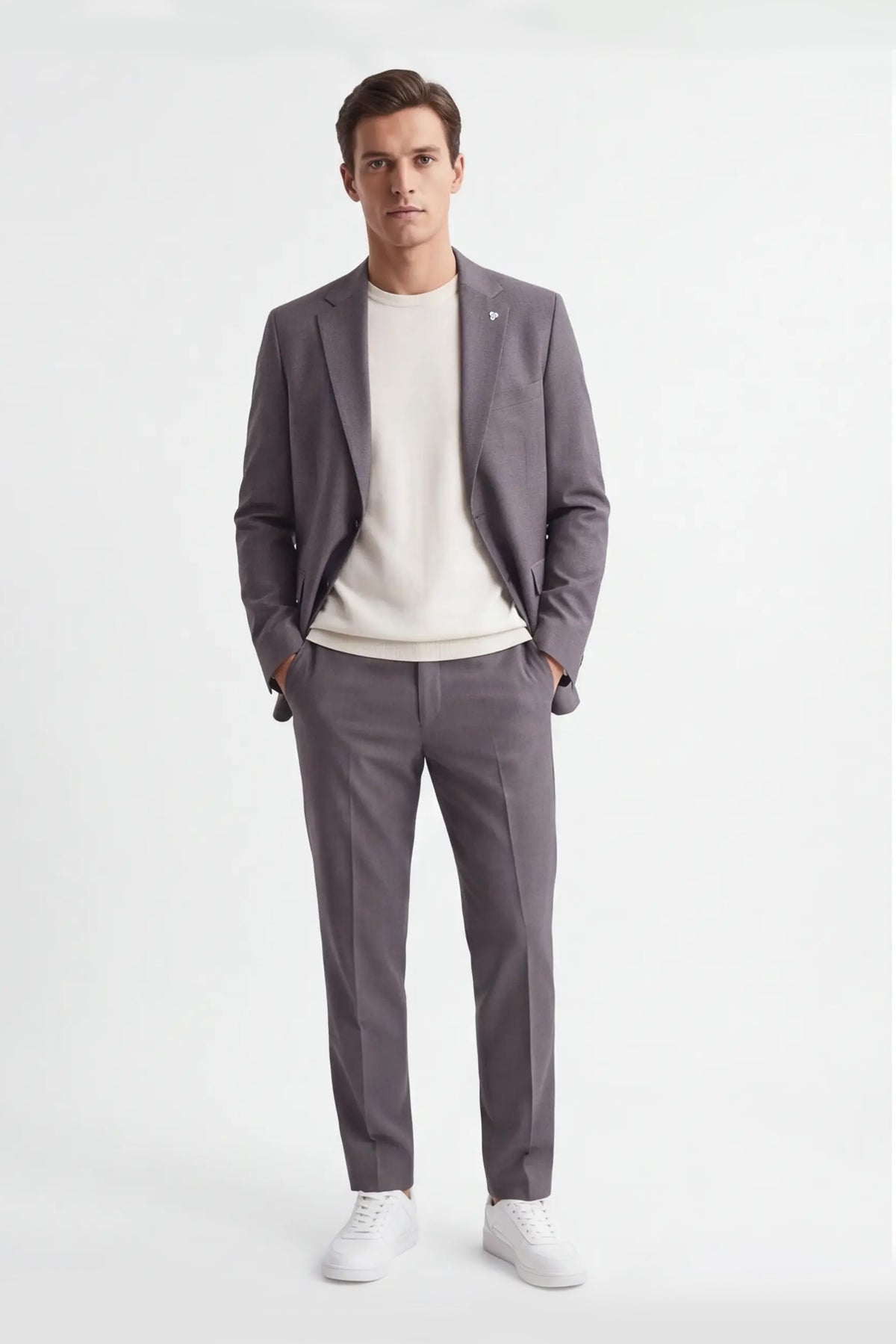 PANTALONE DA ABITO M TORTORA
