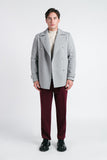 CAPPOTTO DOPPIO PETTO GRIGIO CHIARO - Sonnybono