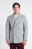 CAPPOTTO DOPPIO PETTO GRIGIO CHIARO - Sonnybono