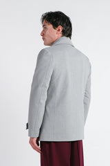 CAPPOTTO DOPPIO PETTO GRIGIO CHIARO - Sonnybono