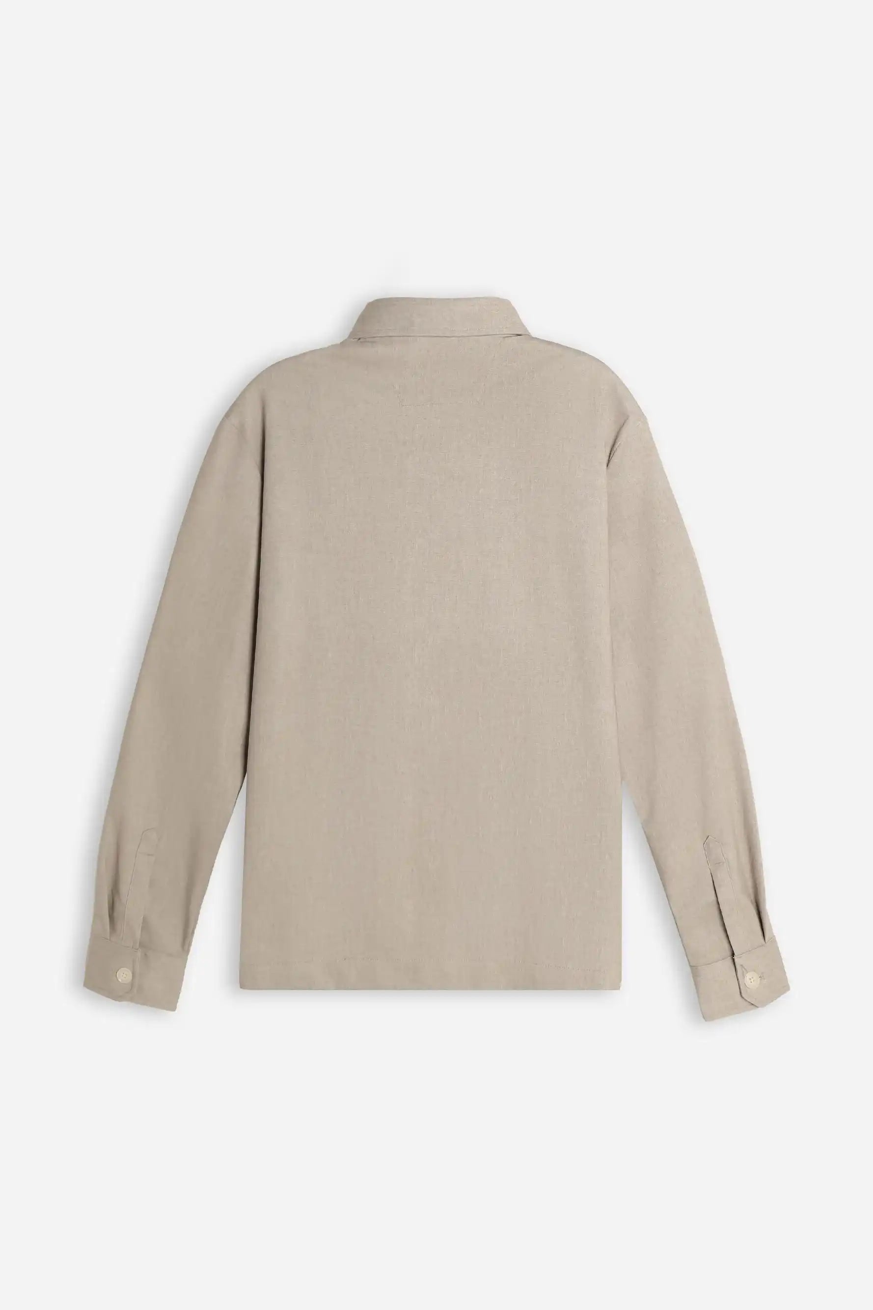 OVERSHIRT IN PUNTO MILANO BEIGE - Sonnybono