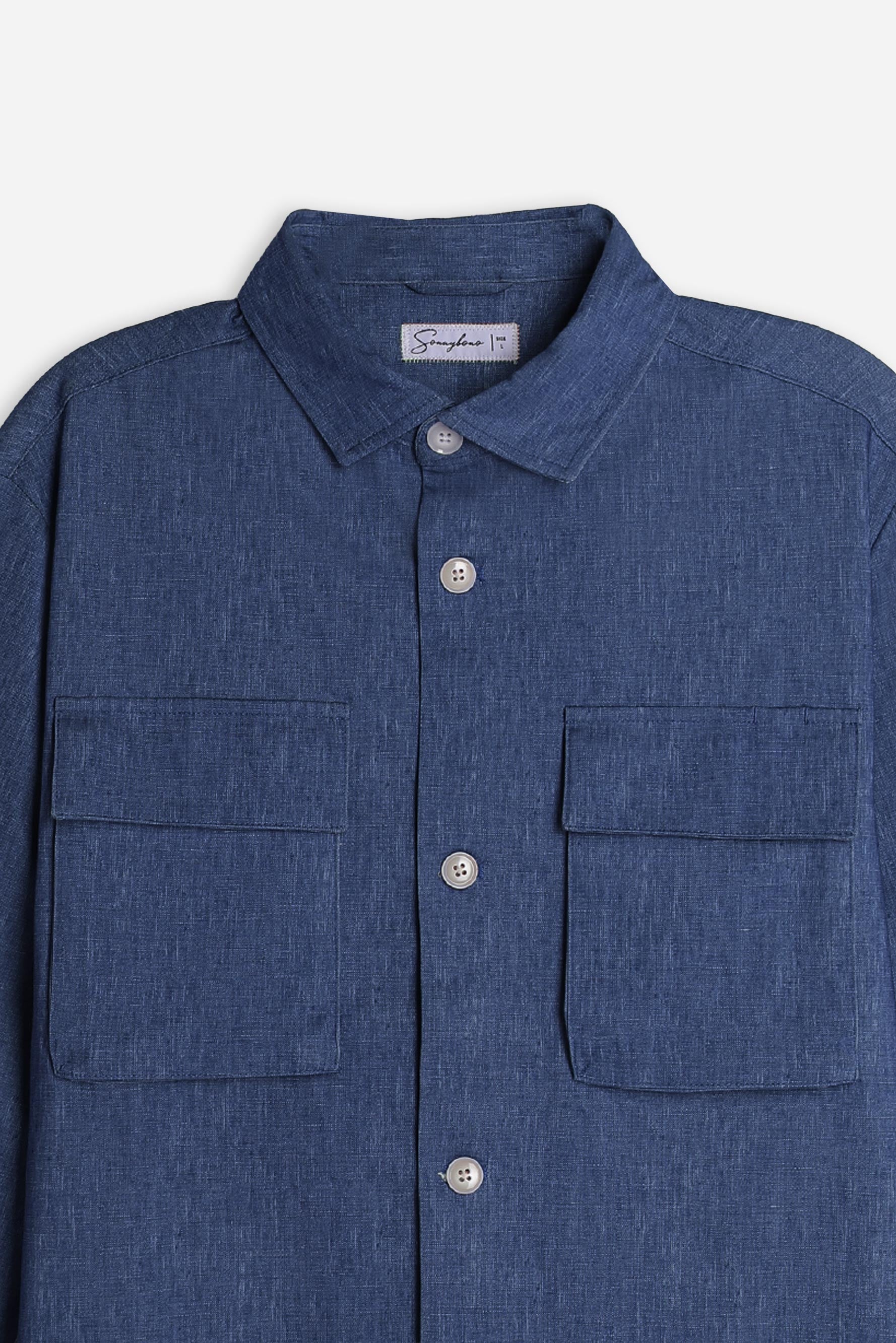 OVERSHIRT IN PUNTO MILANO BLEU