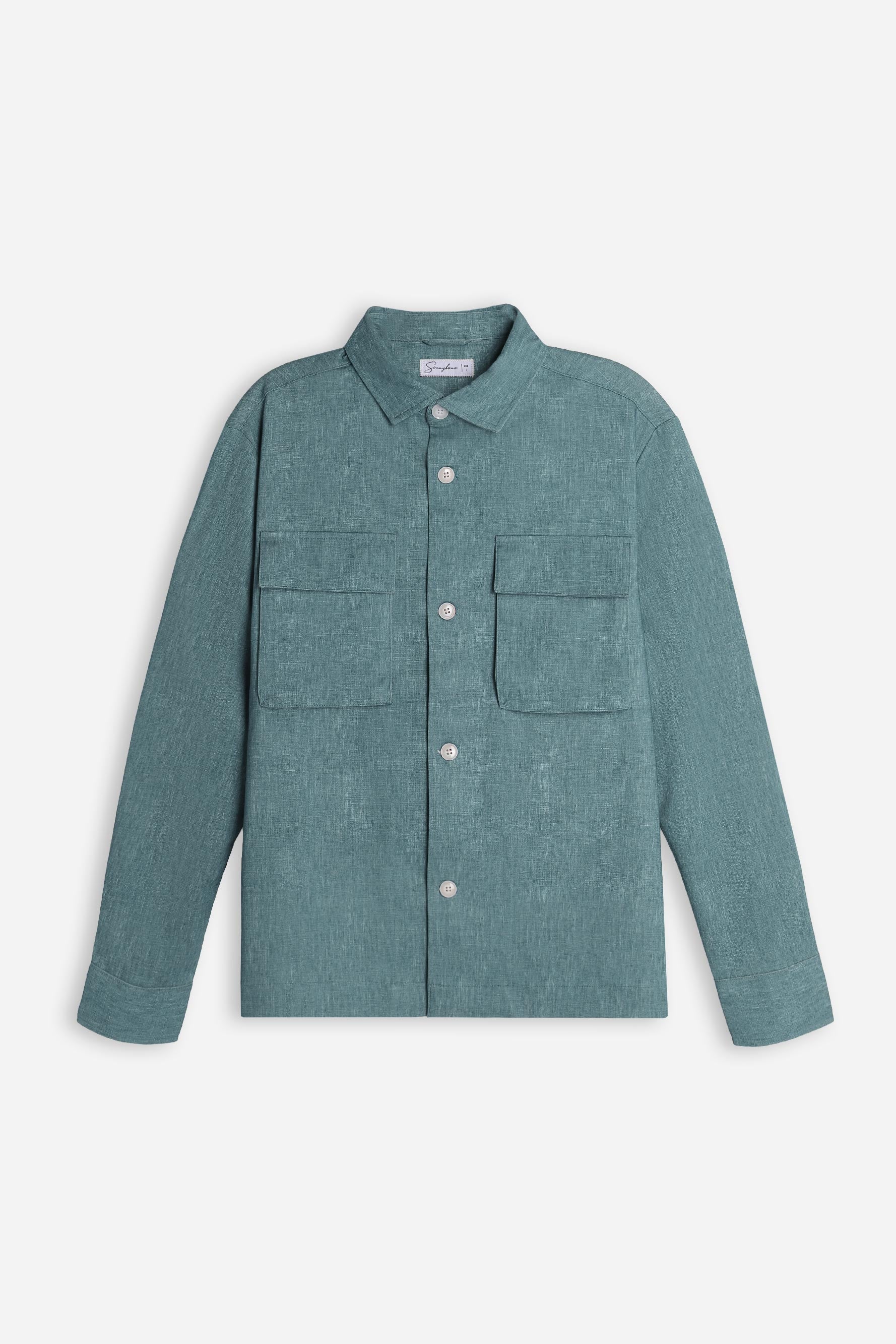 OVERSHIRT IN PUNTO MILANO VERDE