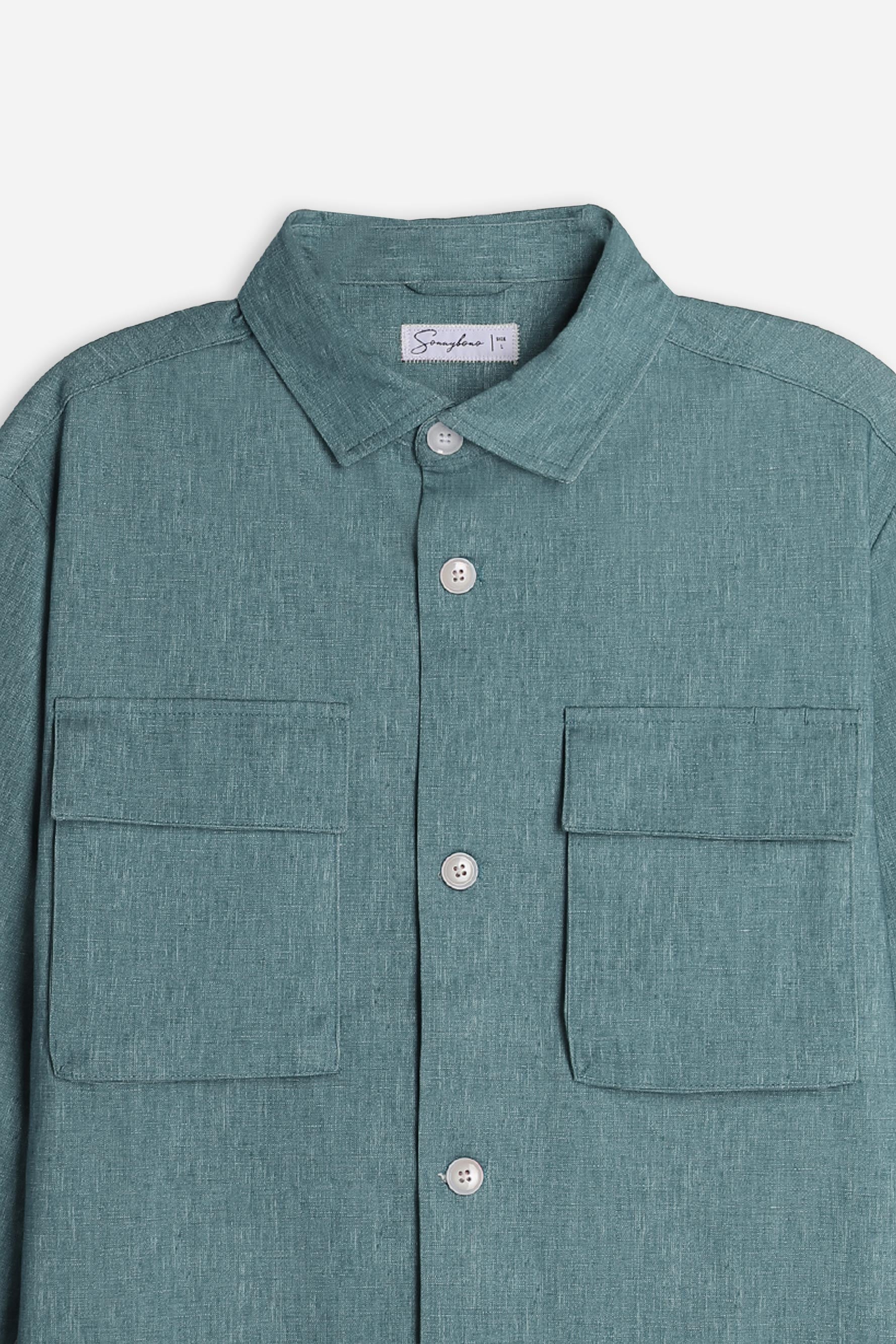 OVERSHIRT IN PUNTO MILANO VERDE