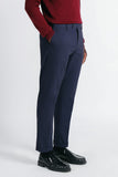 PANTALONE DA ABITO A QUADRI BLEU - Sonnybono
