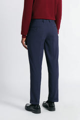 PANTALONE DA ABITO COMFORT FIT BLEU