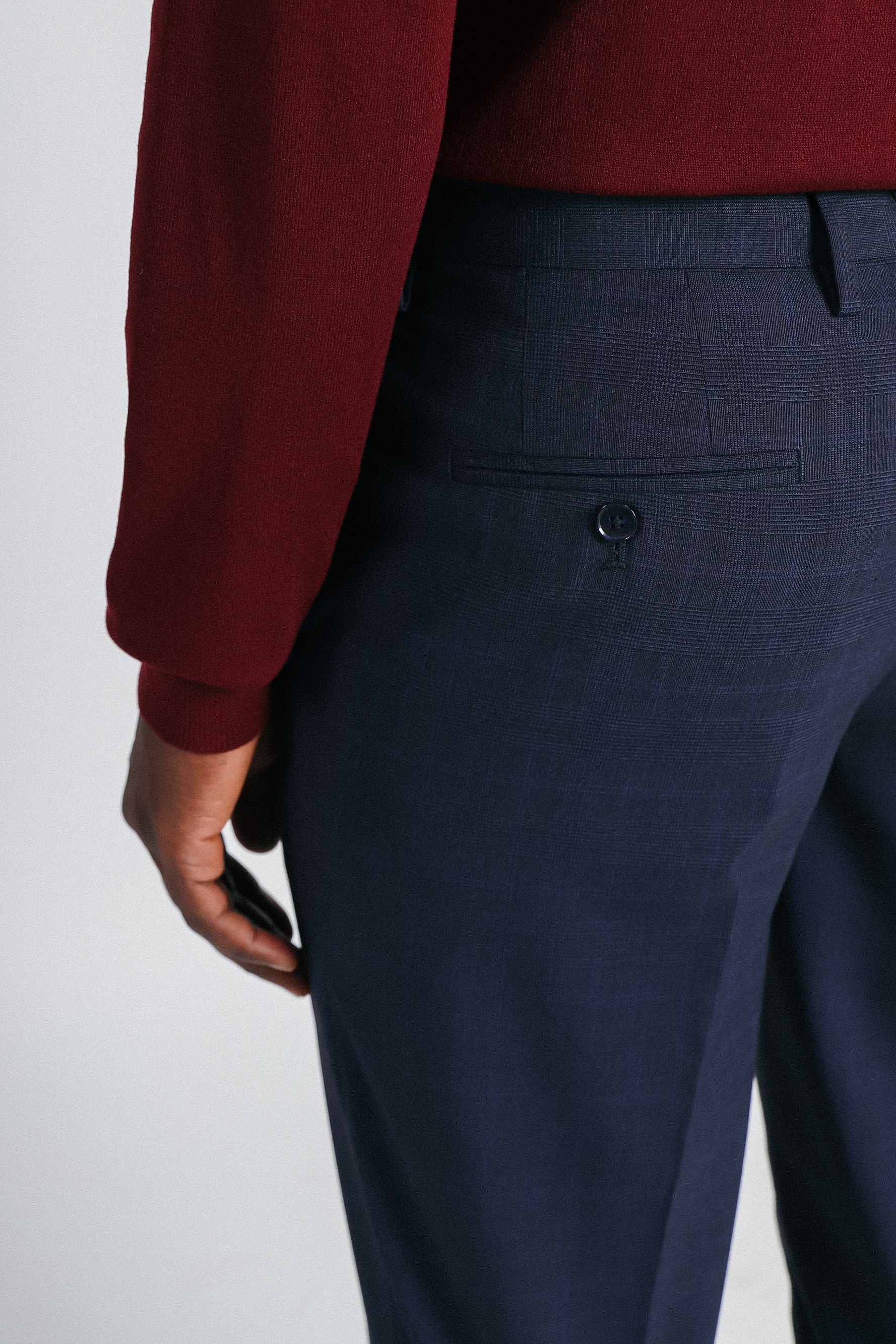 PANTALONE DA ABITO COMFORT FIT BLEU
