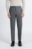PANTALONE DA ABITO A QUADRI GRIGIO - Sonnybono