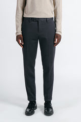 PANTALONE DA ABITO IN PUNTO MILANO F ANTRACITE