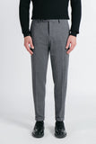 PANTALONE DA ABITO PUNTO MILANO GRIGIO MEDIO - Sonnybono