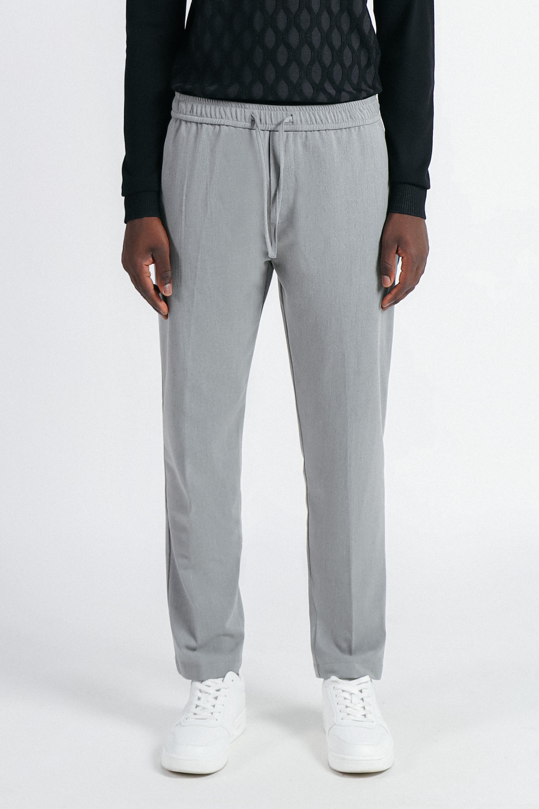 PANTALONE JOGGER CON ELASTICO IN VITA M G.CHIARO