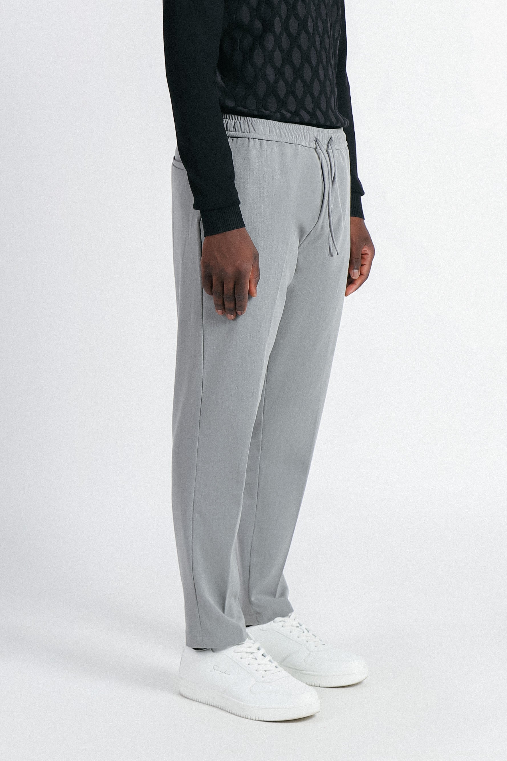 PANTALONE JOGGER CON ELASTICO IN VITA M G.CHIARO