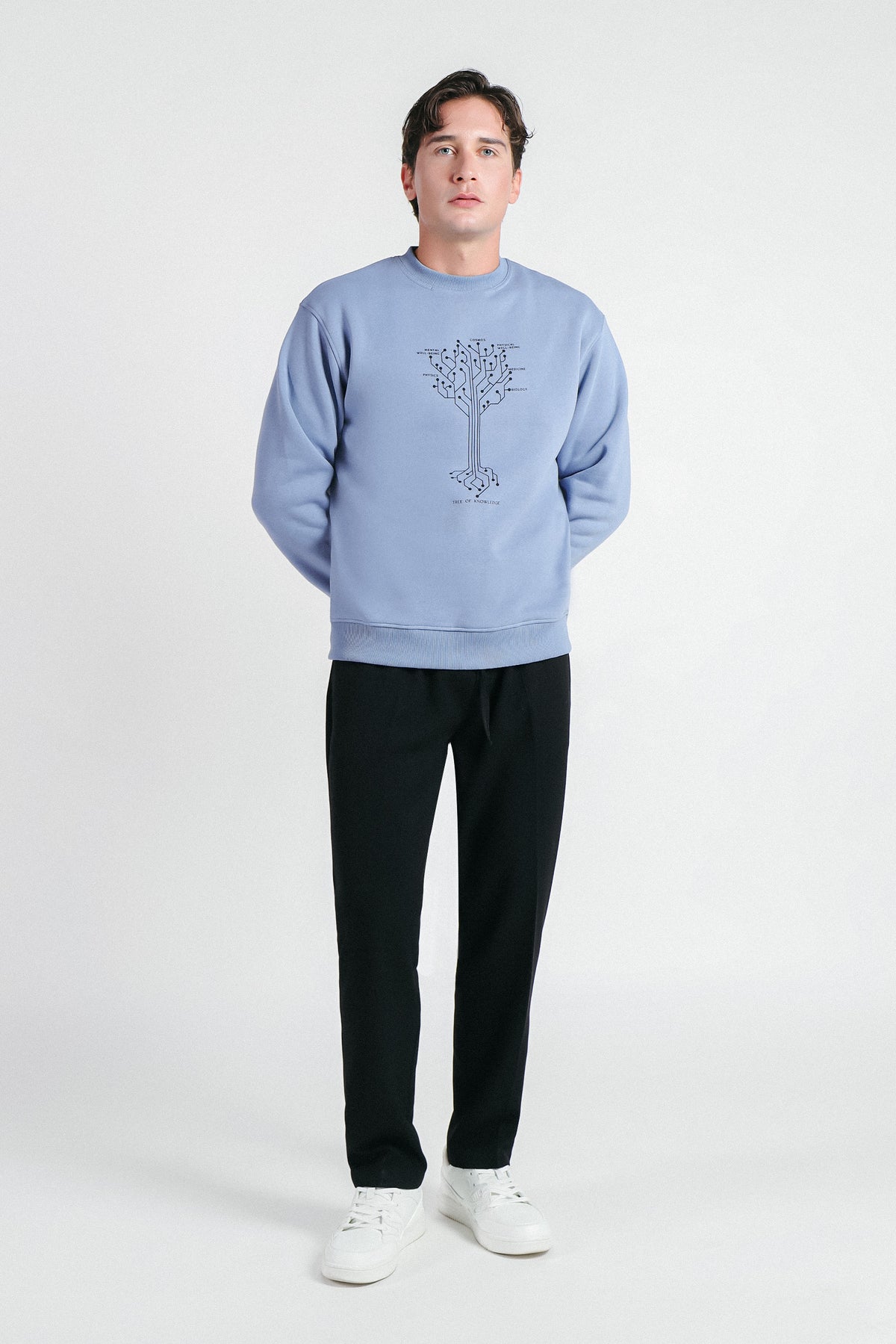 PANTALONE JOGGER CON ELASTICO IN VITA NERO