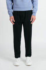 PANTALONE JOGGER CON ELASTICO IN VITA NERO