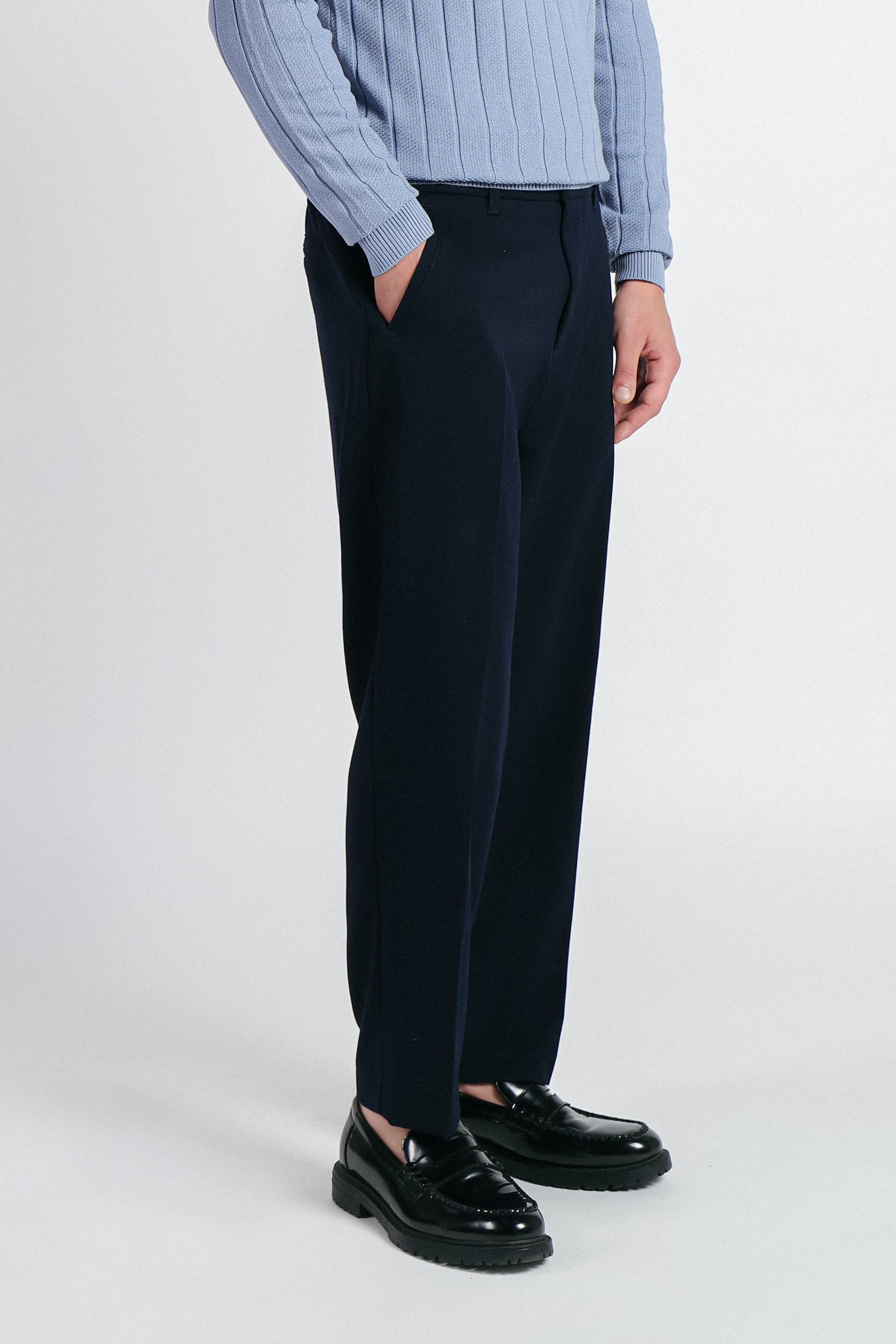 PANTALONE JOGGER BASIC BLEU