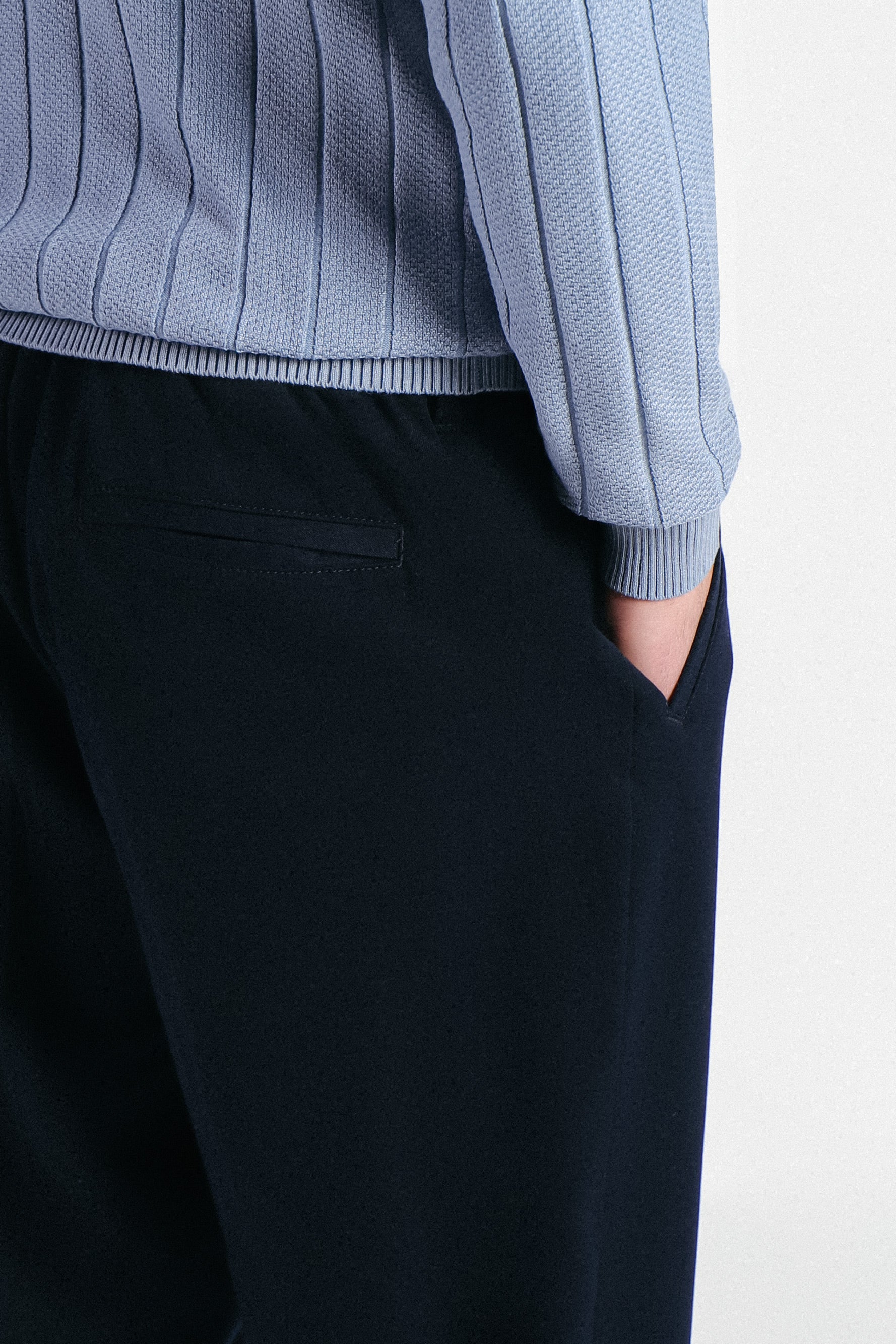 PANTALONE JOGGER BASIC BLEU