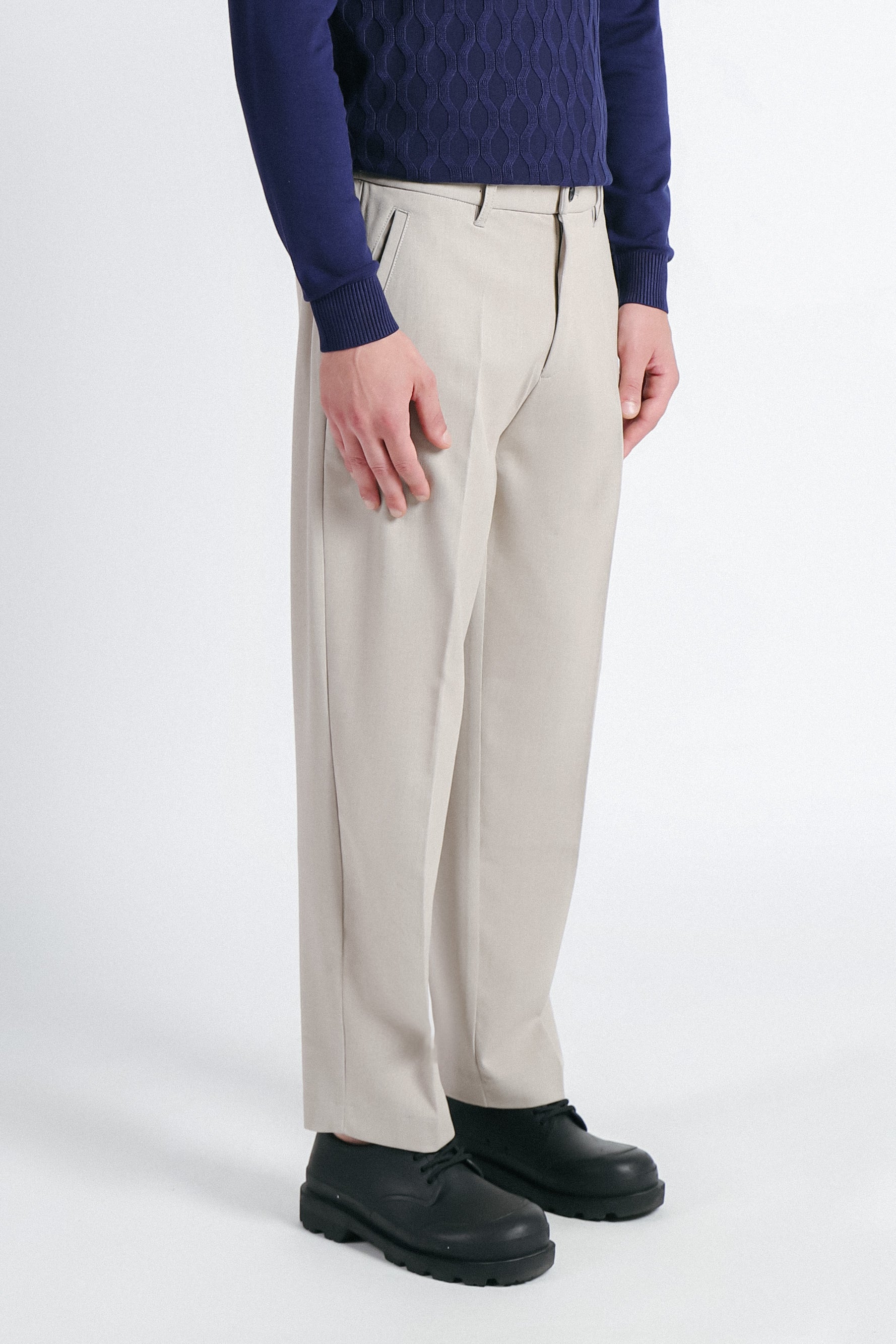 PANTALONE JOGGER BASIC BEIGE CHIARO