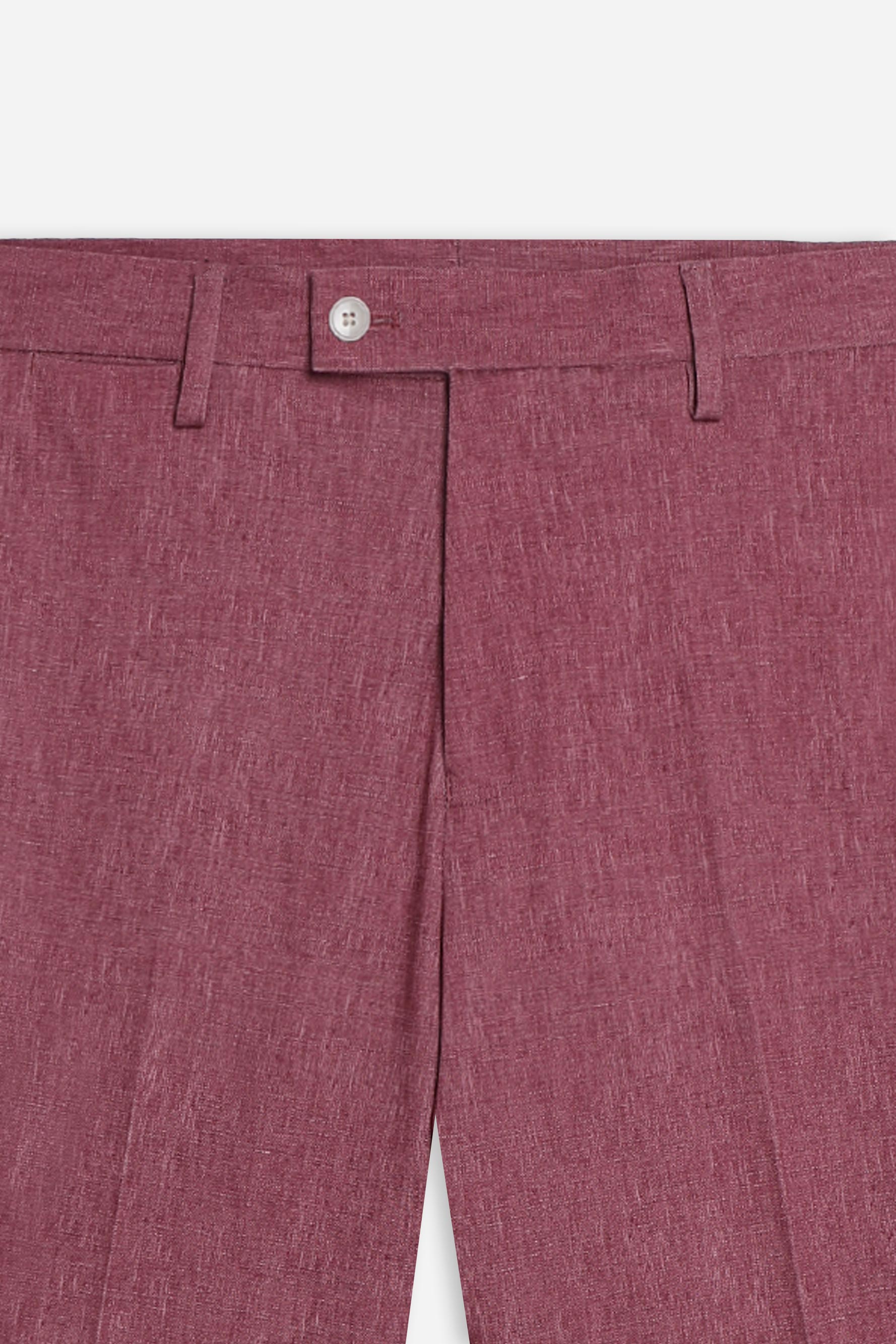 PANTALONE DA ABITO IN PUNTO MILANO ROSSO