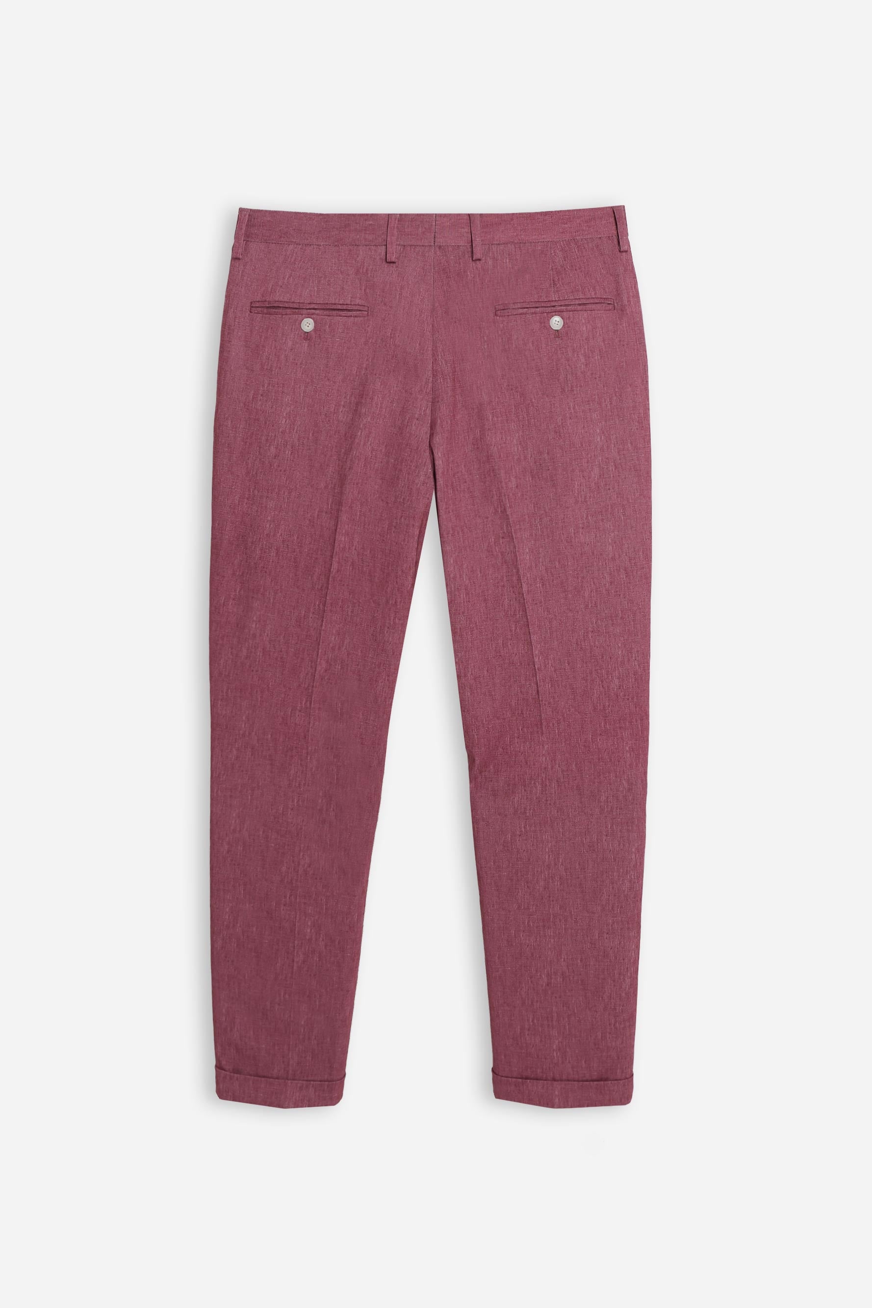 PANTALONE DA ABITO IN PUNTO MILANO ROSSO