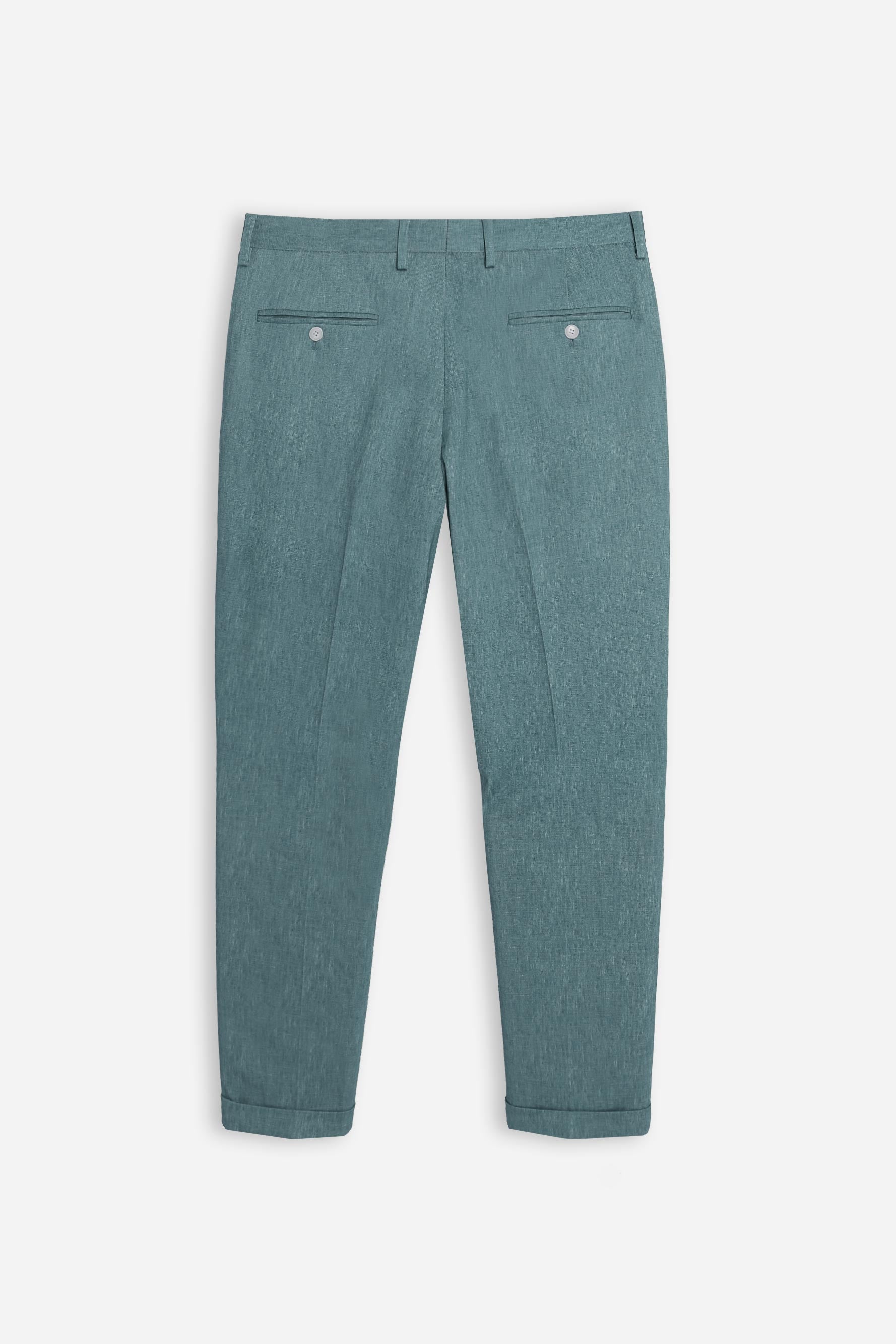PANTALONE DA ABITO IN PUNTO MILANO VERDE