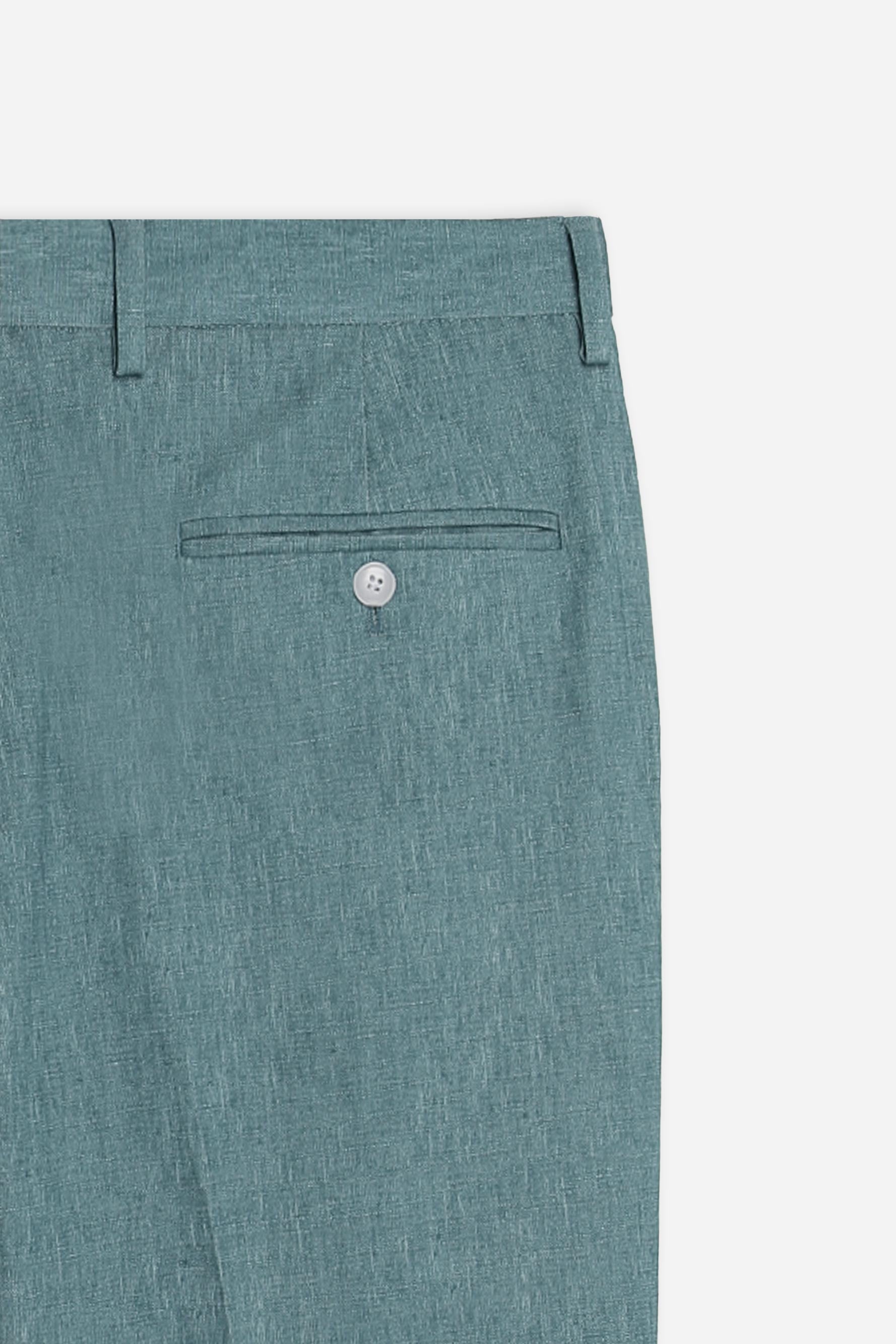PANTALONE DA ABITO IN PUNTO MILANO VERDE - Sonnybono