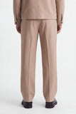 PANTALONI CLASSICI CON PIEGA CENTRALE MEDIUM BEIGE