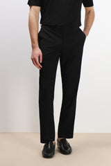 PANTALONE DA ABITO SENZA RISVOLTO NERO