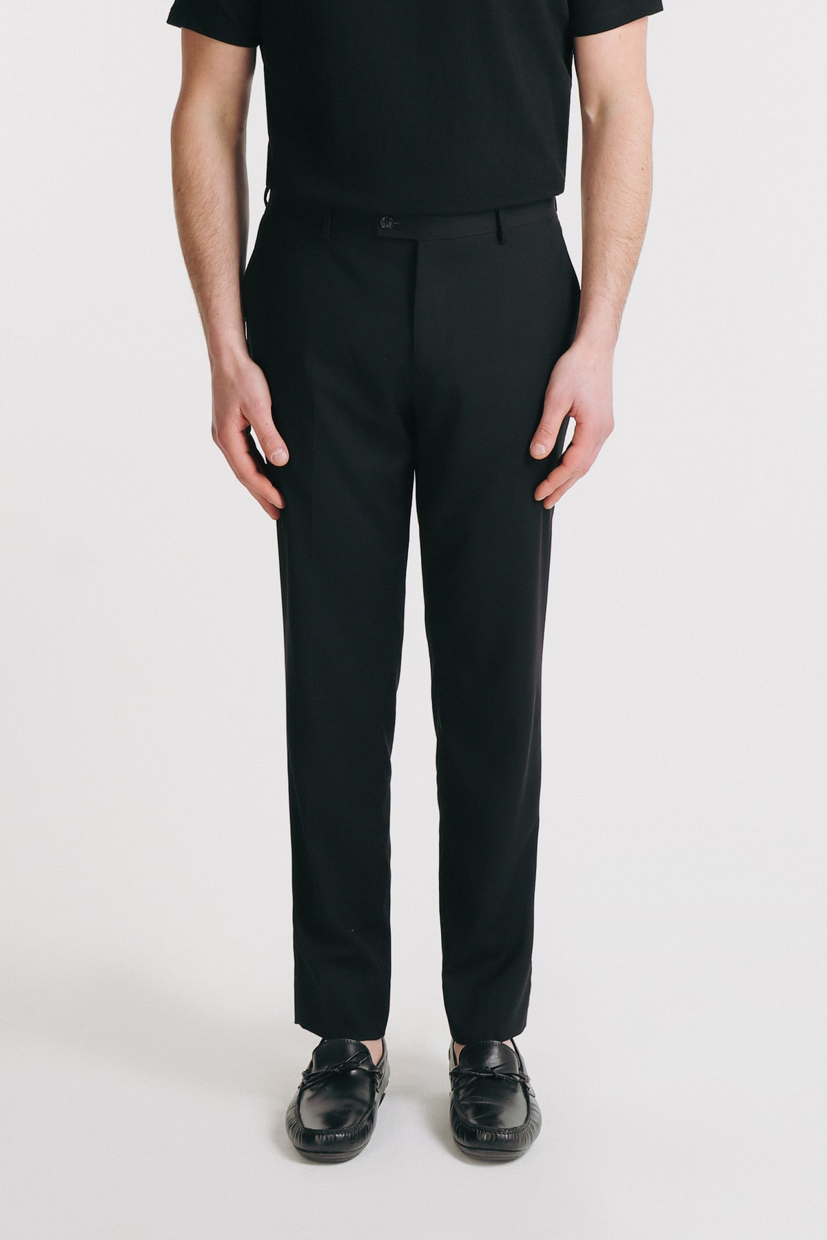 PANTALONI DA ABITO SLIM FIT NERO