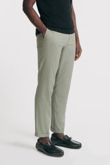 PANTALONI DA ABITO SLIM FIT SALVIA