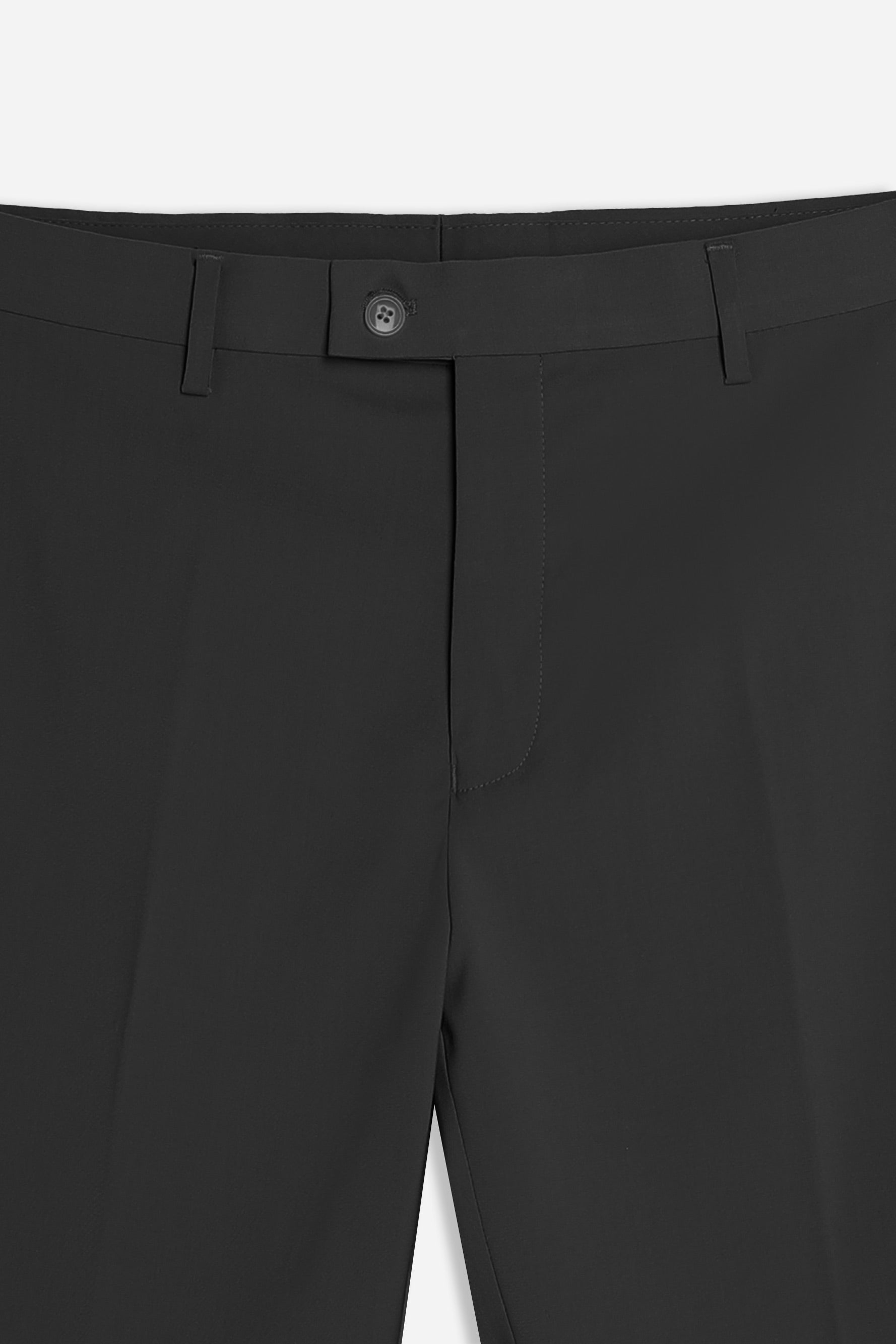 PANTALONE DA ABITO CON RISVOLTO NERO