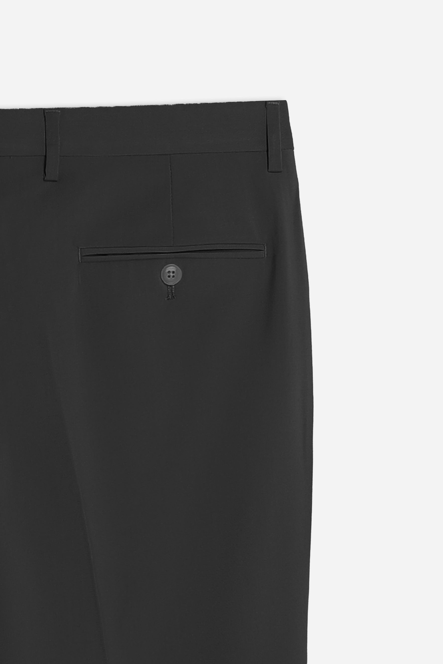 PANTALONE DA ABITO CON RISVOLTO NERO - Sonnybono