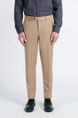 PANTALONE DA ABITO SLIM FIT BISCOTTO