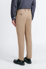 PANTALONE DA ABITO SLIM FIT BISCOTTO