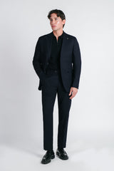 PANTALONE DA ABITO SLIM FIT BLEU