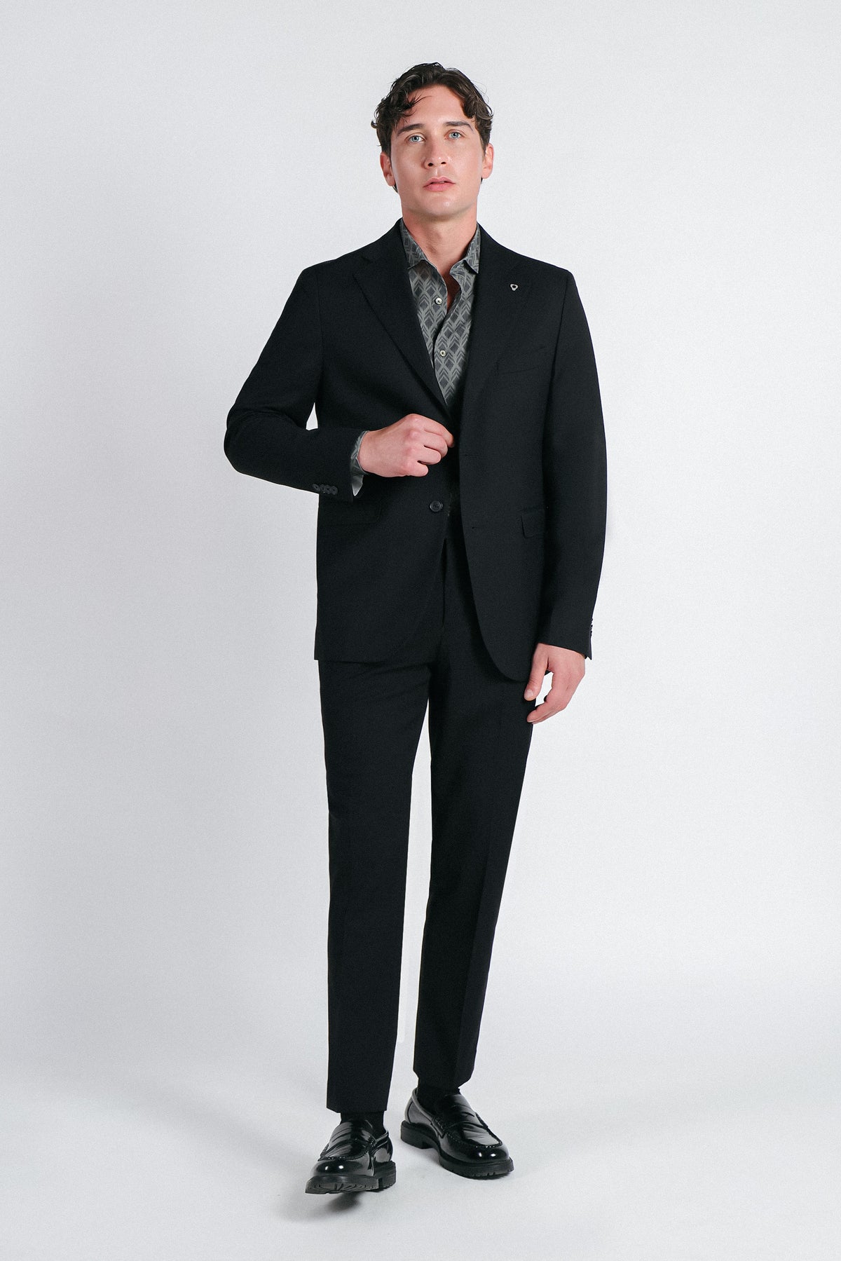 PANTALONE DA ABITO SLIM FIT NERO